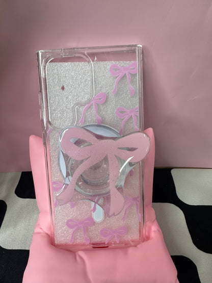 One set Phone cases with Magnetic Pop sockets