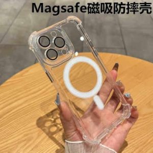 Magnetic Phone Case with Tempered Glass Camera Lens Protector Set